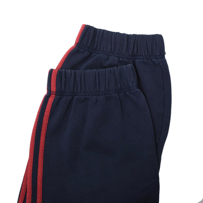 Adidas Cotton Blend Track Suit Size M Chest ca. 63.5cm - Navy/Red