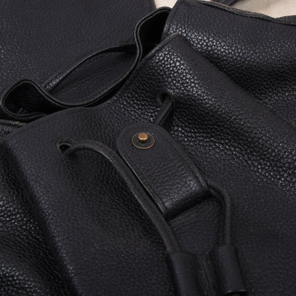 Vintage R. Horn's Wien Leder Rucksack Made in Austria - Schwarz