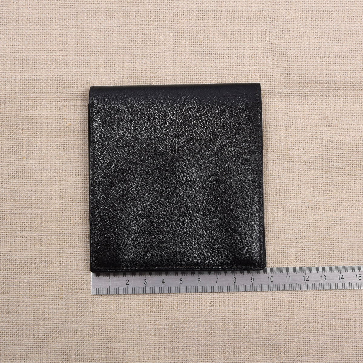 NOS Glanzleder Brieftasche - Schwarz