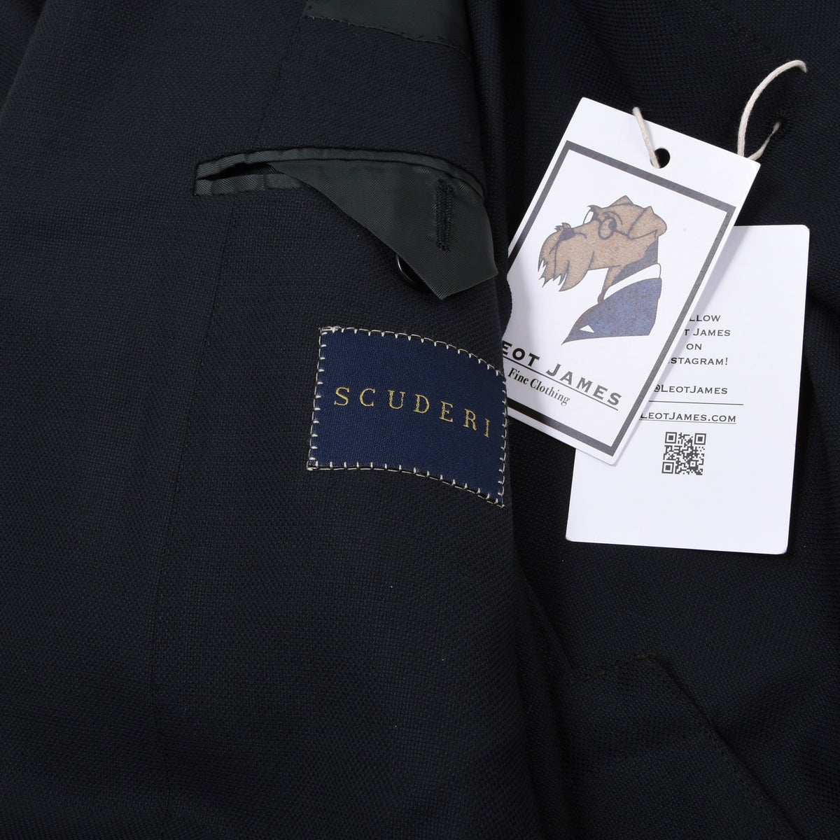 Scuderi Wolle Sakko Gr. 52 Feat. Loro Piana Super 120s Made in Italy - Grün