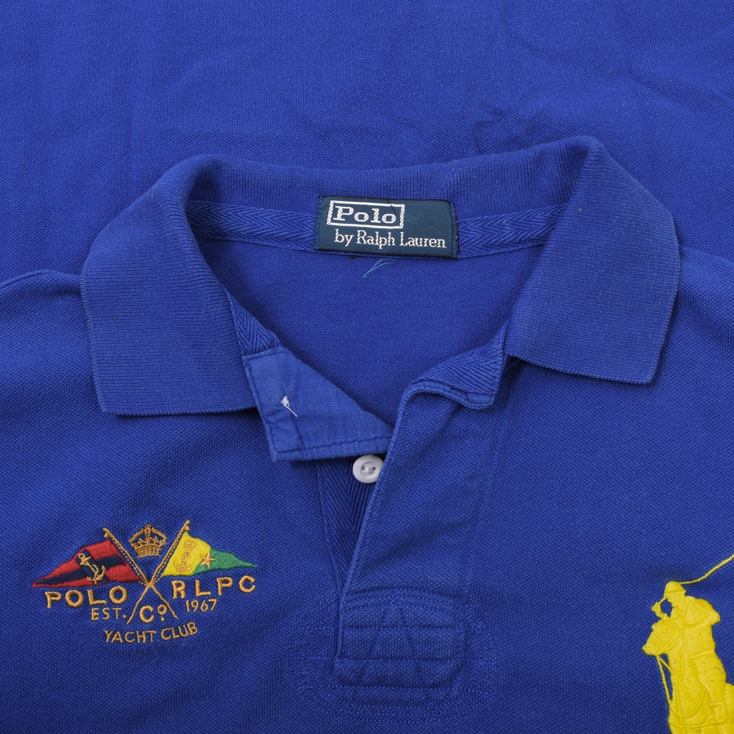 Polo Ralph Lauren 3x Polo Shirts Custom Fit ca. 47-49cm - White/Pink/Blue