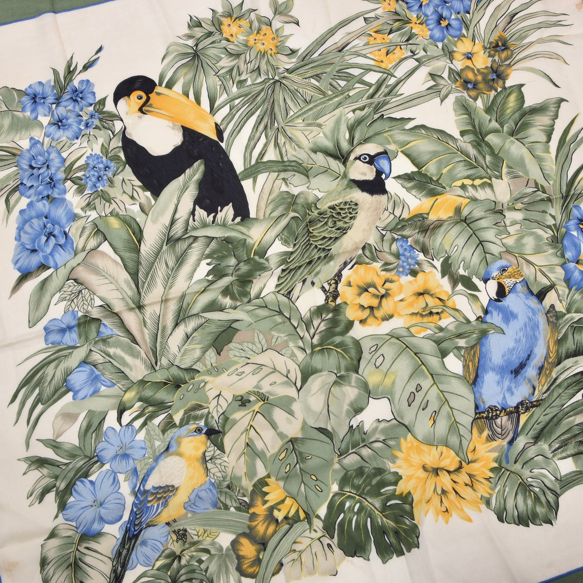 Ascot Wolle-Seide Tuch 90 cm x 92 cm - Tukans