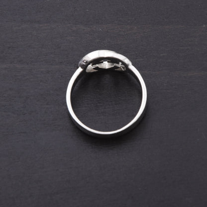 Vintage Gucci .925 Sterlingsilber GG Ring Ø 18mm