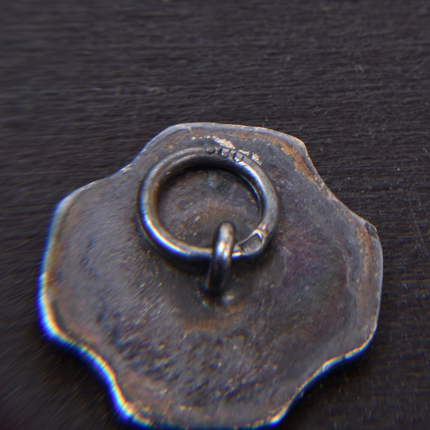 9x .800 Silver Trachten Buttons ca. 18.97g - Hunting Motif