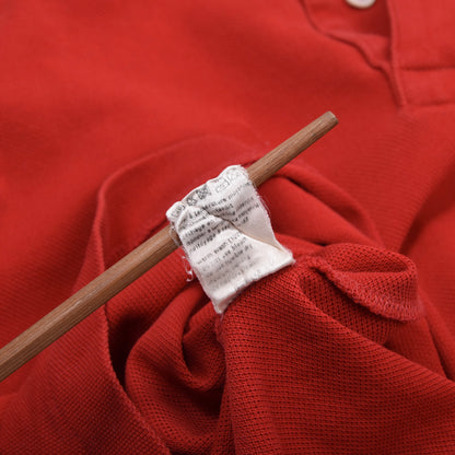 Vintage Lacoste 3er Polo-Shirts Made in France Größe 4 ca. 50,5-54cm - Petrol/Rot/Grün