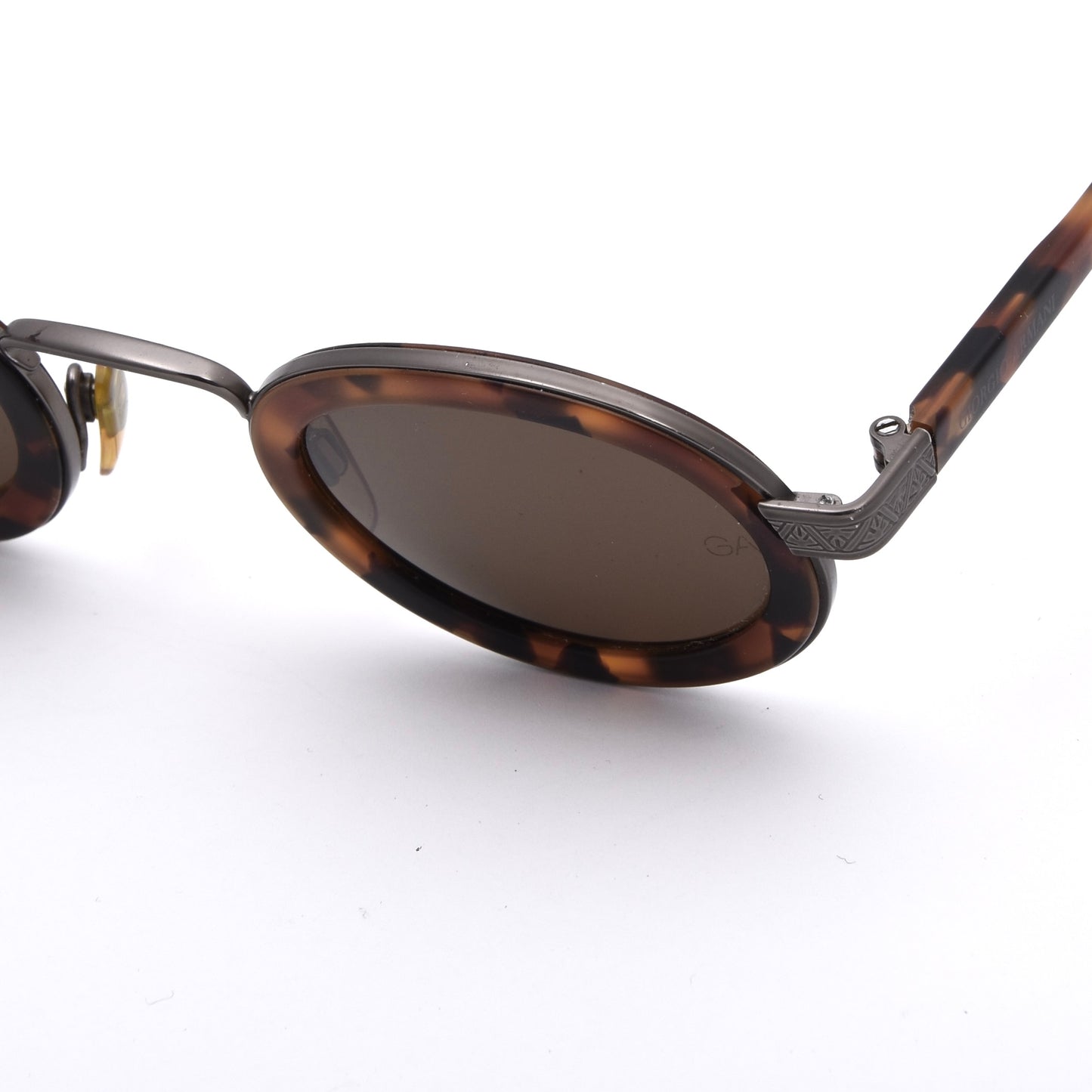 Vintage Giorgio Armani 1980er-90er Sonnenbrille Modell 613 - Schildpatt