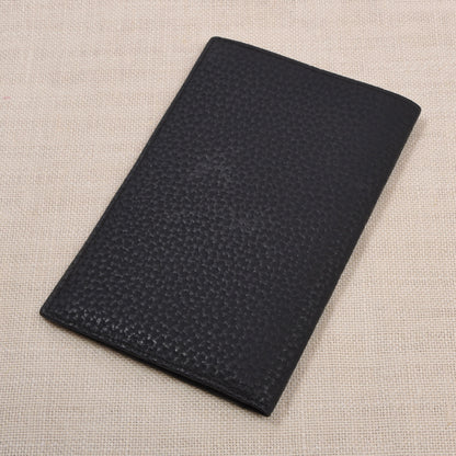 NOS Luxury Leather Travel Wallet Unsigned F. Schulz ca. 10cm - Black