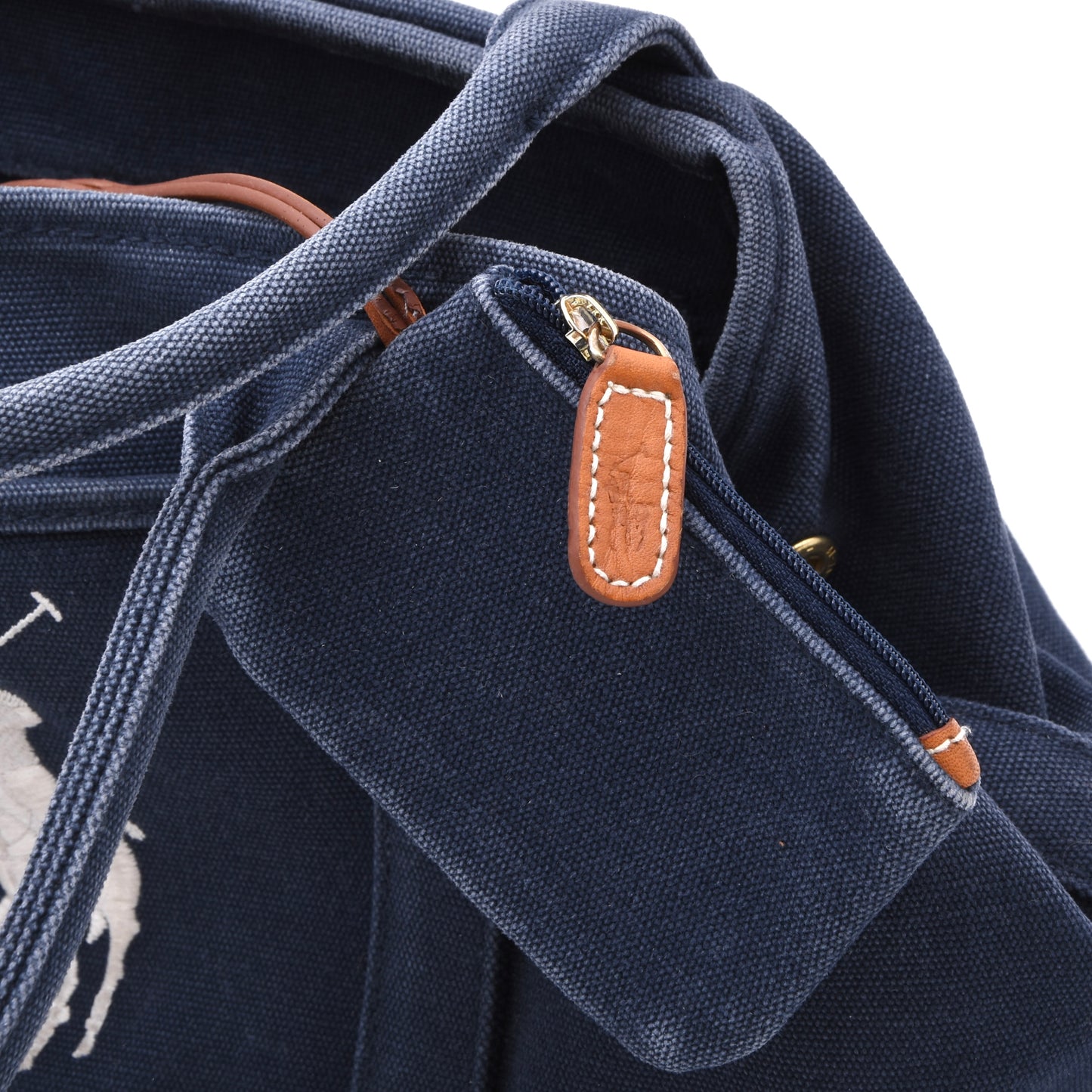 Ralph Lauren Canvas Tote Bag - Navy Blue