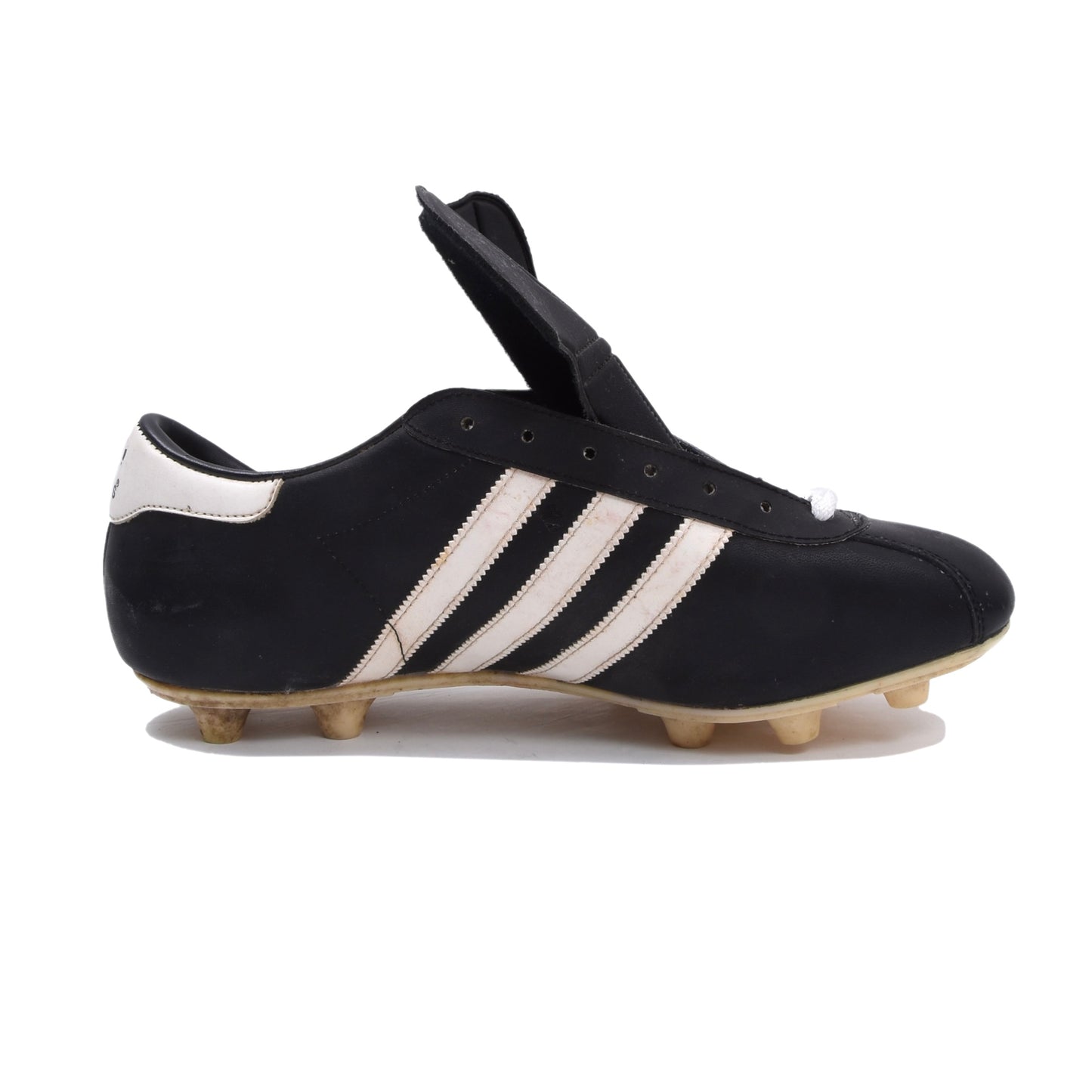 Vintage Adidas Paul Breitner Fußballschuhe, hergestellt in Australien, Größe 8 – Schwarz