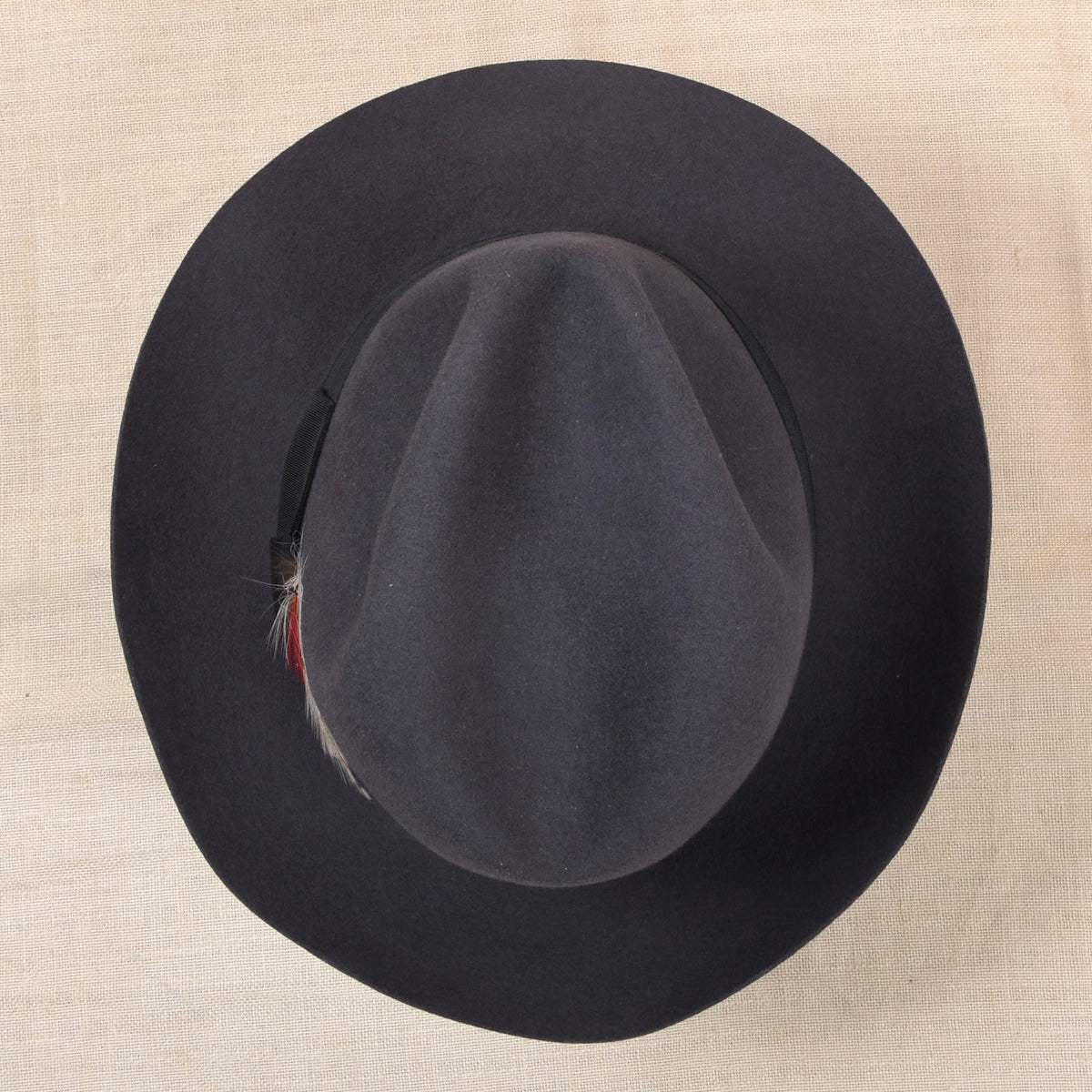 The Untouchables Wolle Fedora Gr. M Made in the USA - Grau