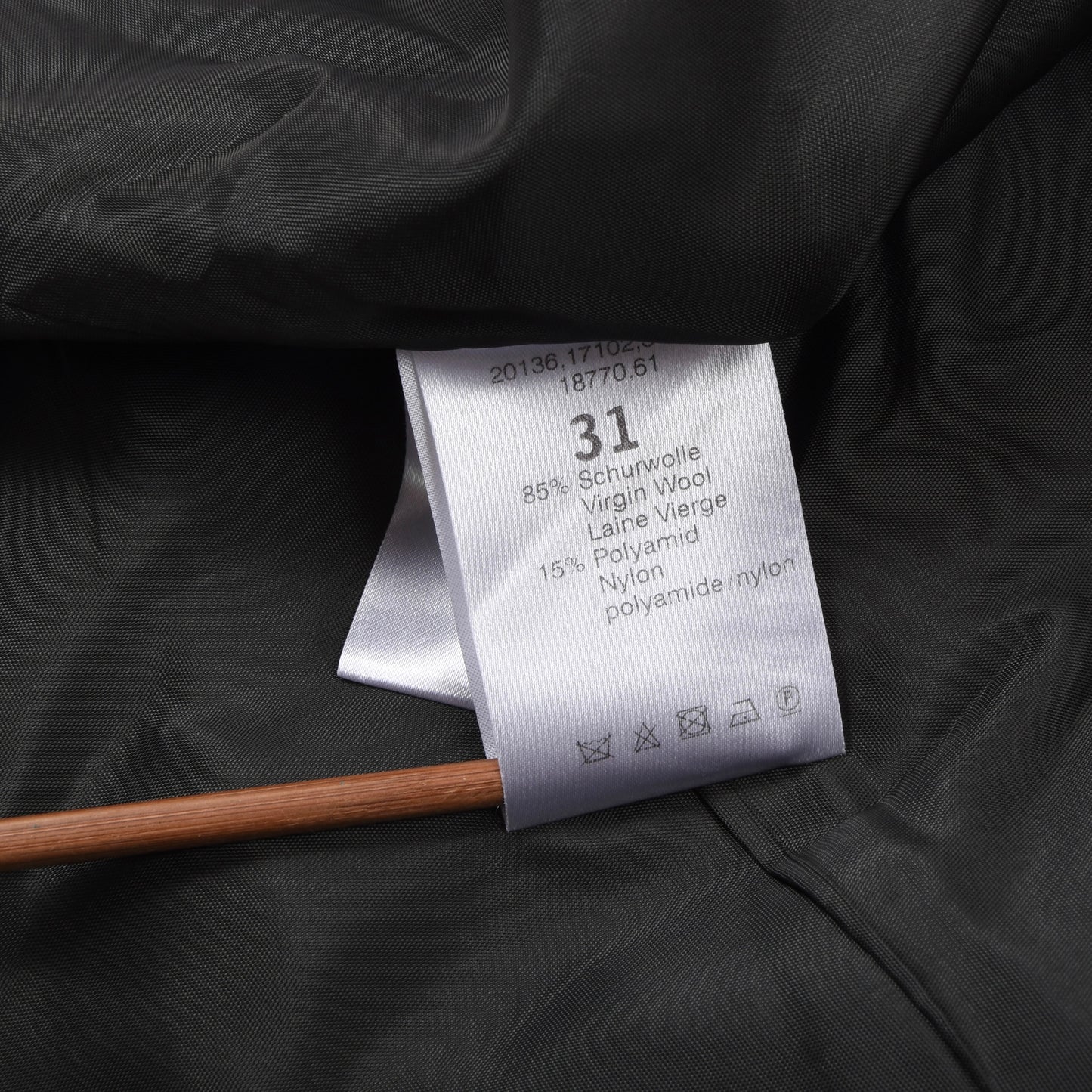 Lodenfrey Wool Blend Vest Size 31 ca. 64.5cm - Green