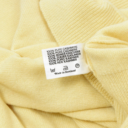 Peter Scott 100% Cashmere Sweater Size UK42 - Canary Yellow