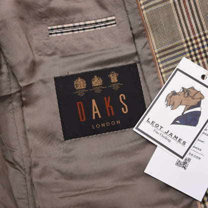 DAKS London Jacke Wolle-Seide Größe 46 Brust ca. 50cm - Kariert