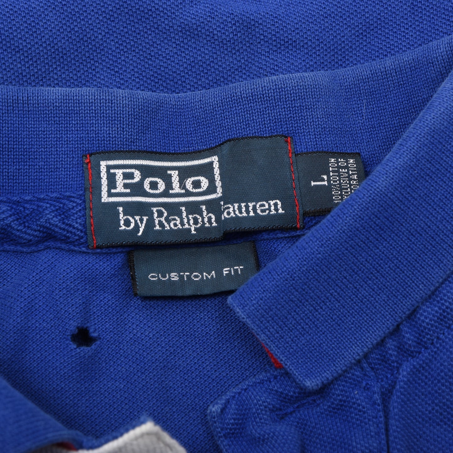 Polo Ralph Lauren 3x Polo Shirts Custom Fit Size L ca. 55-57.5cm - Blue/Navy/Beige