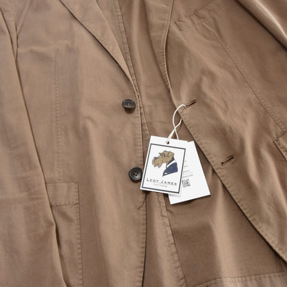 Nervesa Informal Unstructured Cotton Jacket Size 48 ca. 53cm - Tan