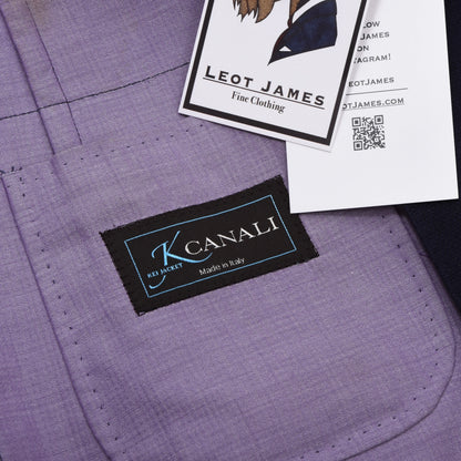 Canali Kei Unstructured Jacket Chest ca. 54cm - Navy Blue