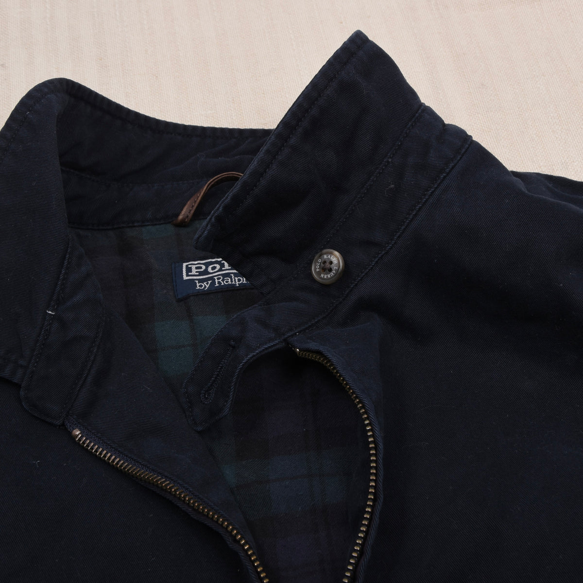 Vintage Polo Ralph Lauren Harrington Jacke Gr. XXL - Marineblau