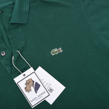 Vintage Lacoste 3er Polo-Shirts Made in France Größe 4 ca. 50,5-54cm - Petrol/Rot/Grün