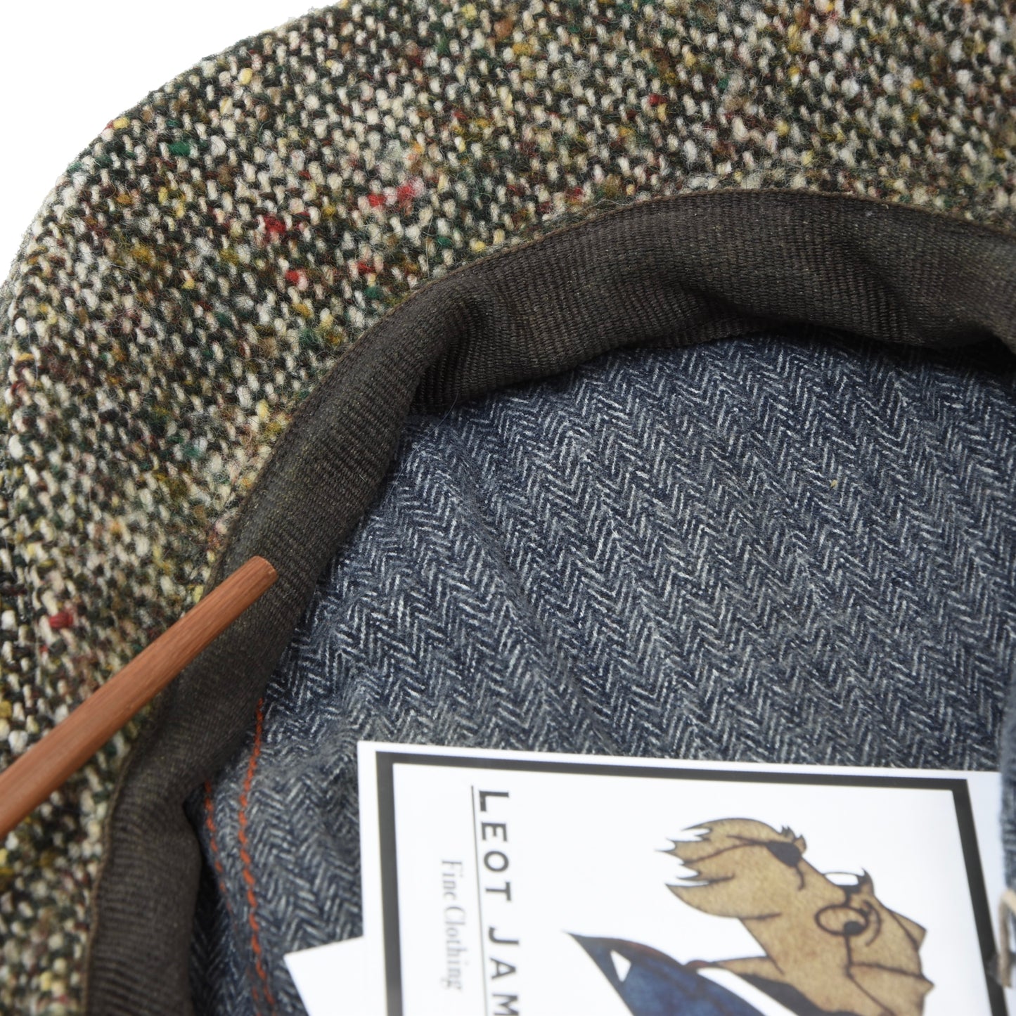 Stetson 100% Wool Tweed Cap/Hat Size 57 - Brown