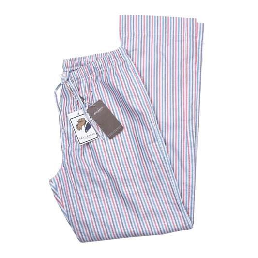 Neue Zimmerli Baumwoll-Pyjamahose, Größe M, gestreift
