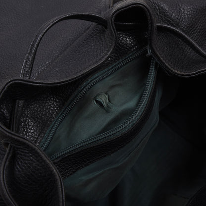 Vintage R. Horn's Wien Leder Rucksack Made in Austria - Schwarz
