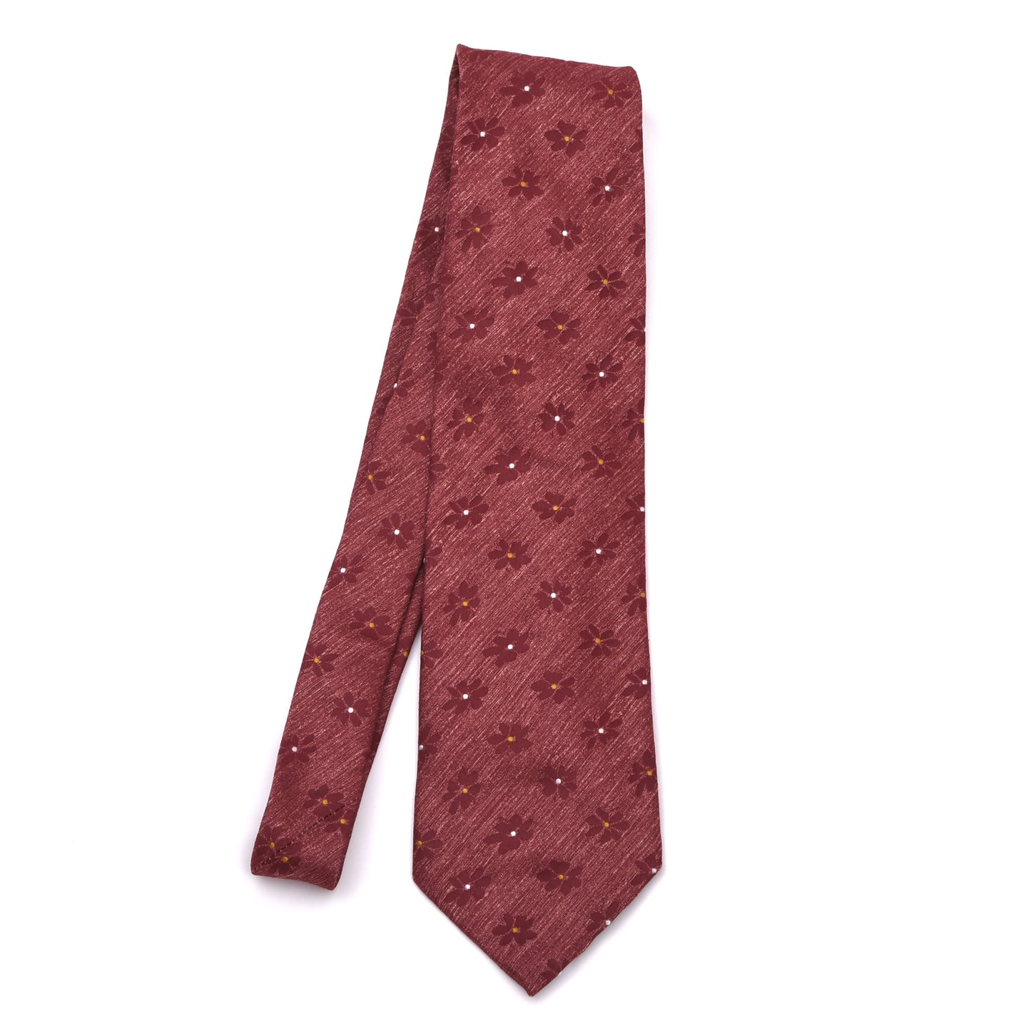 Kenzo Homme Seidenkrawatte Made in Italy - Rote Blumen