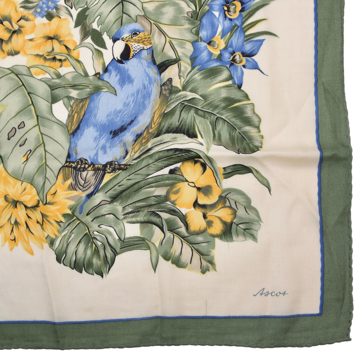 Ascot Wolle-Seide Tuch 90 cm x 92 cm - Tukans