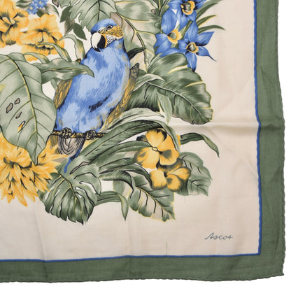 Ascot Wolle-Seide Tuch 90 cm x 92 cm - Tukans