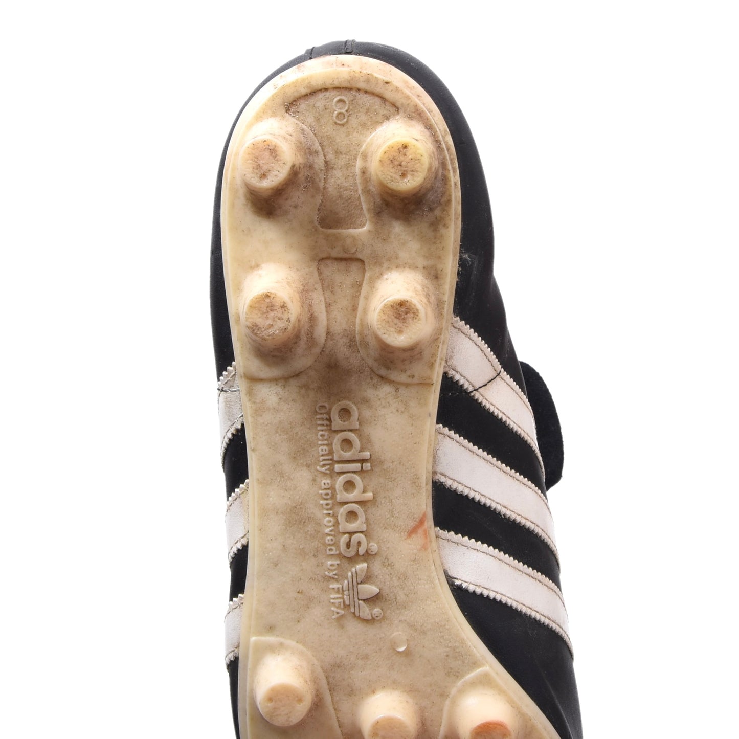 Vintage Adidas Paul Breitner Fußballschuhe, hergestellt in Australien, Größe 8 – Schwarz