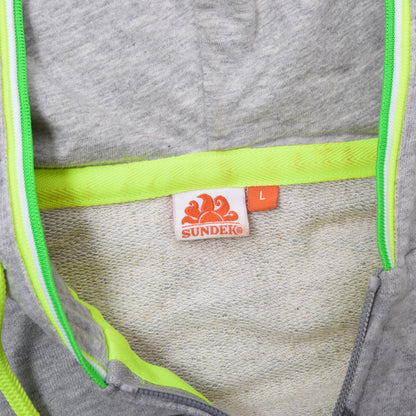 Sundek Zip Hoodie Size L ca. 54.5cm - Grey