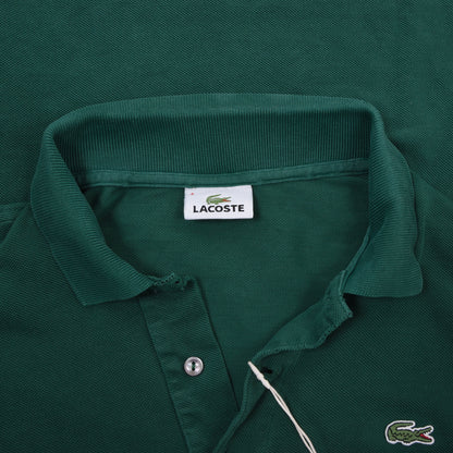 Vintage Lacoste 3er Polo-Shirts Made in France Größe 4 ca. 50,5-54cm - Petrol/Rot/Grün
