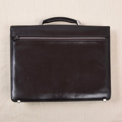 Pierre Waldon Leather Briefcase/Attaché - Brown