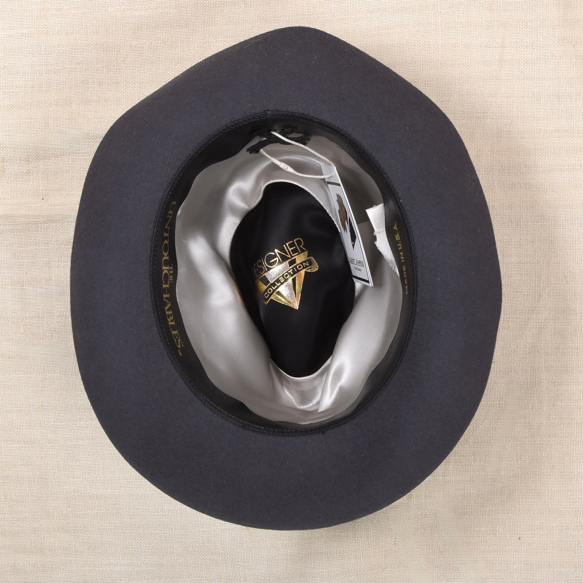 The Untouchables Wolle Fedora Gr. M Made in the USA - Grau