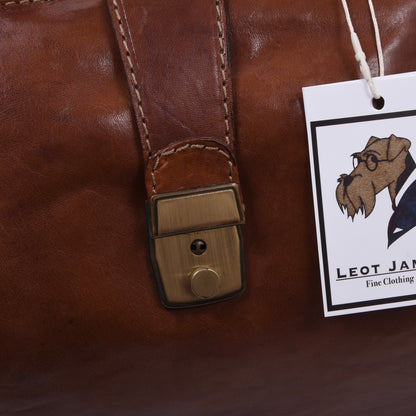 Die Fargo Leder Arzttasche/Handgepäck ca. 36,5cm - Braun