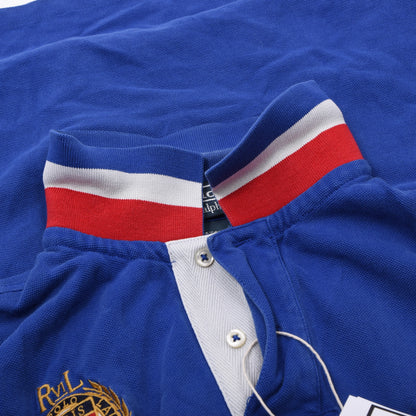 Polo Ralph Lauren 3x Polo Shirts Custom Fit Size L ca. 55-57.5cm - Blue/Navy/Beige
