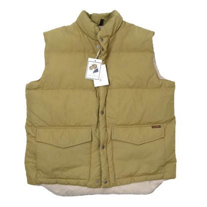 Woolrich Down Vest Size L Chest ca. 62cm - Tan