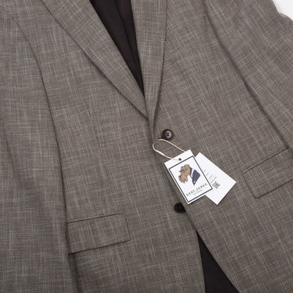 Hugo Boss Jacke aus Wolle-Leinen-Mischung Größe 48 Brust ca. 53cm - Hellbraun