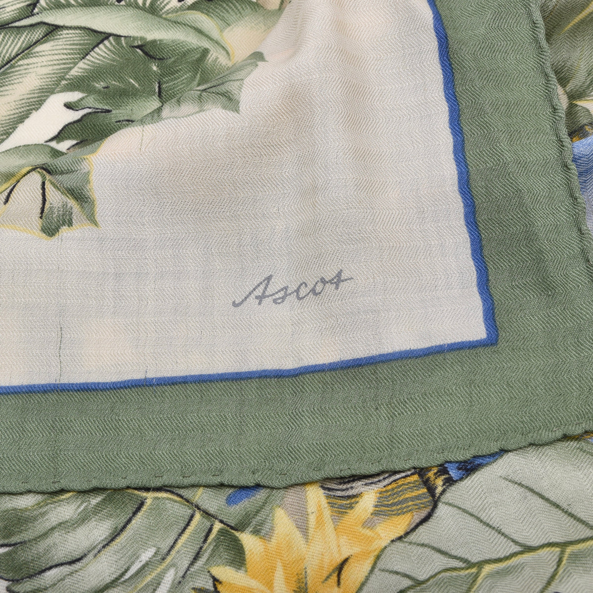 Ascot Wolle-Seide Tuch 90 cm x 92 cm - Tukans