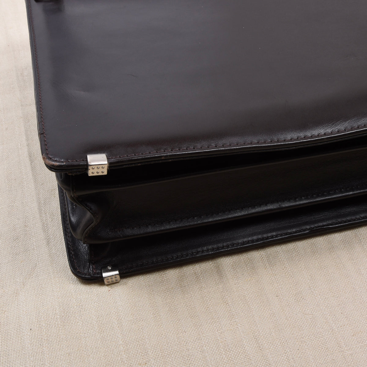Pierre Waldon Leather Briefcase/Attaché - Brown