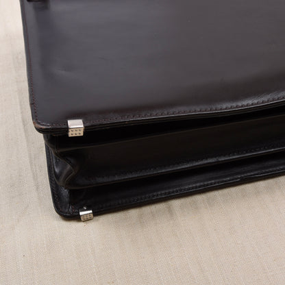 Pierre Waldon Leather Briefcase/Attaché - Brown