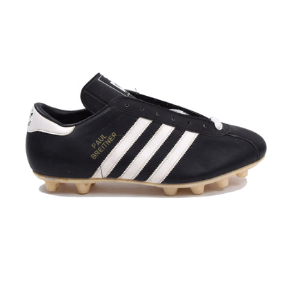 Vintage Adidas Paul Breitner Fußballschuhe, hergestellt in Australien, Größe 8 – Schwarz