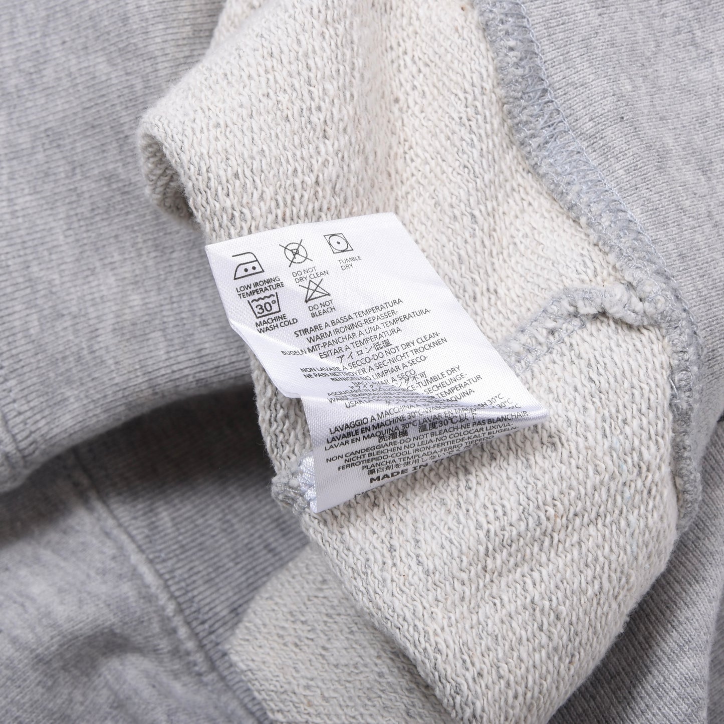 Sundek Zip Hoodie Size L ca. 54.5cm - Grey