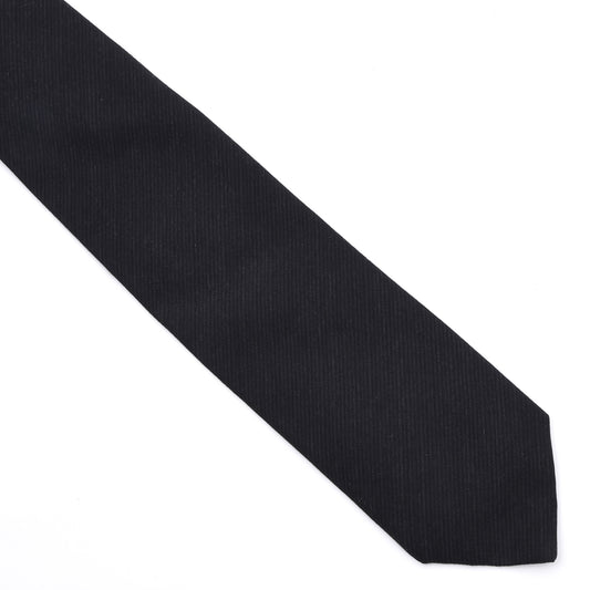 Hugo Boss Wool-Silk Tie ca. 138.5cm/8.5cm - Charcoal/Black