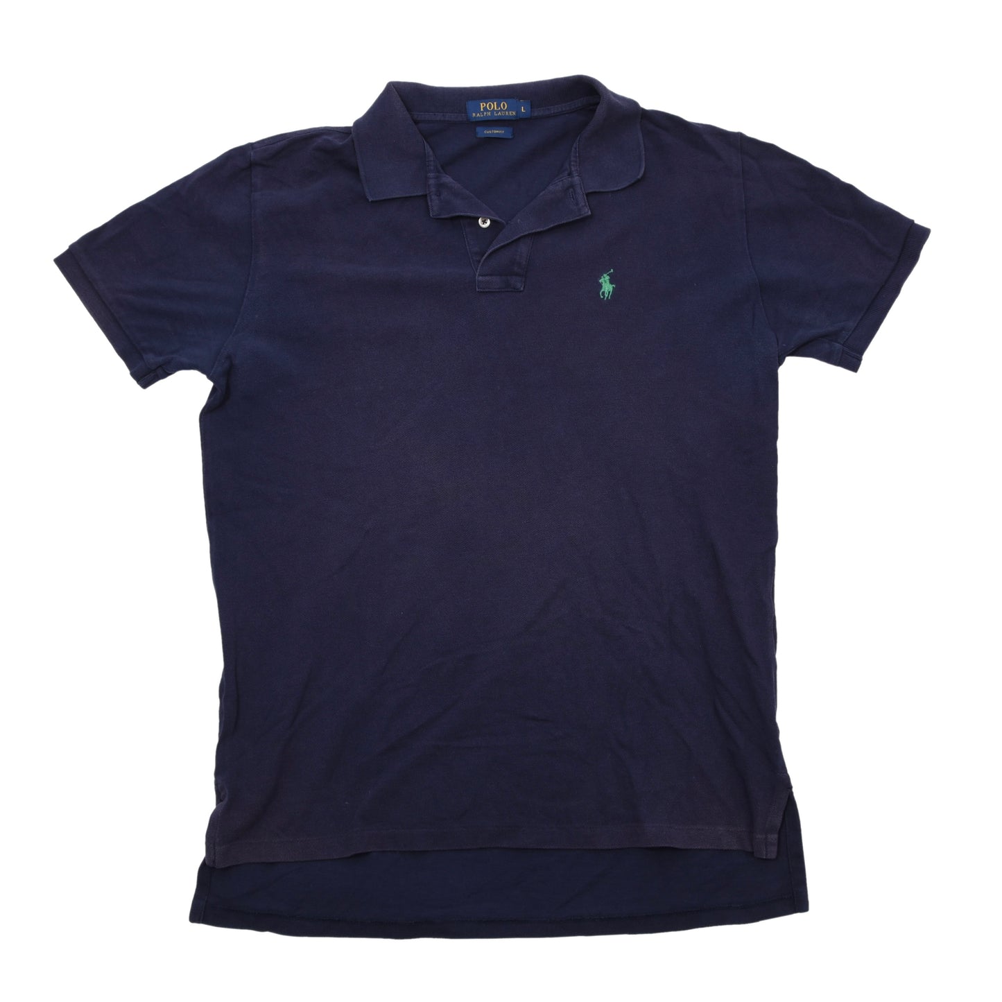 Polo Ralph Lauren 3x Polo Shirts Custom Fit Size L ca. 55-57.5cm - Blue/Navy/Beige