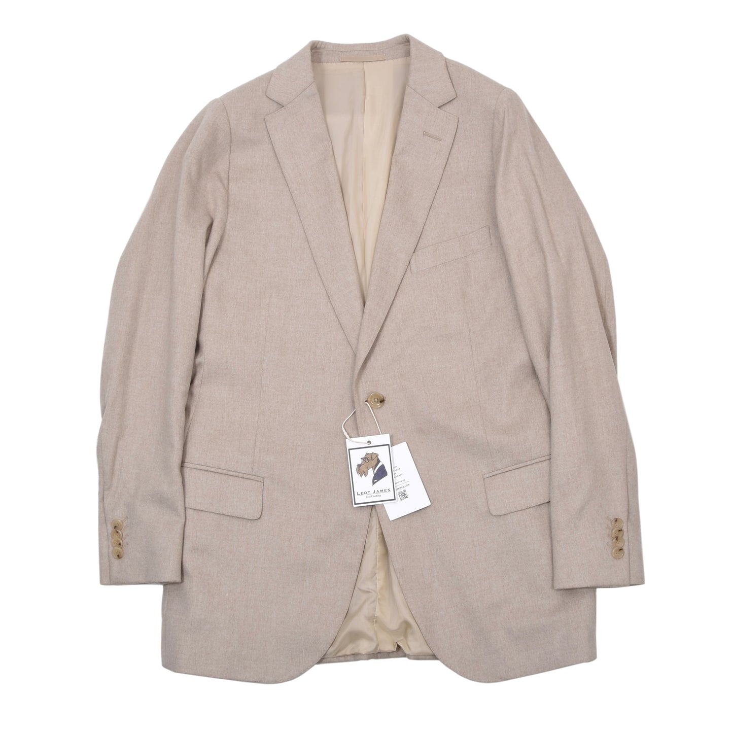 Z Zegna Light 50/50 Kamel-Seide Jacke Brust ca. 50,5 cm - Beige