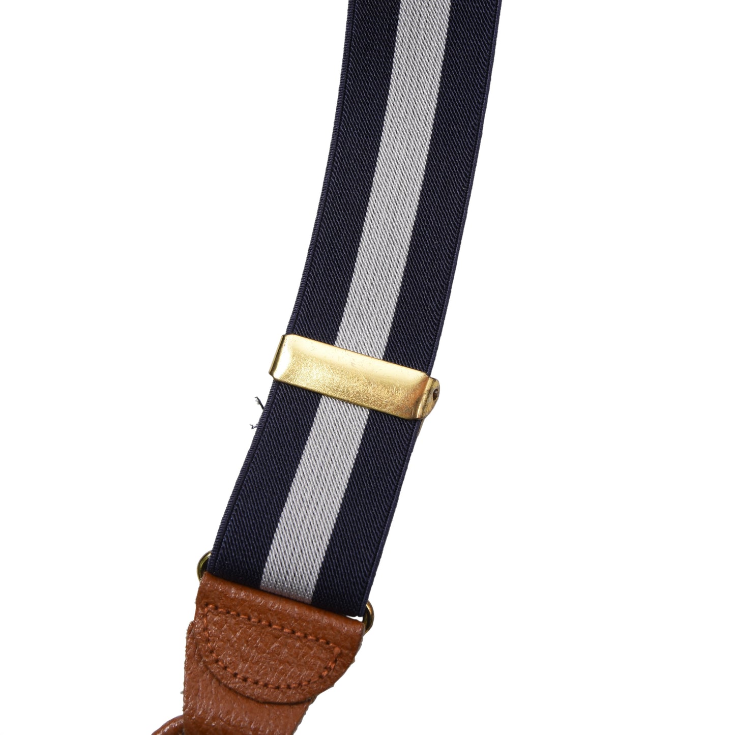 J. Press Elastic Braces/Suspenders - Navy/Grey