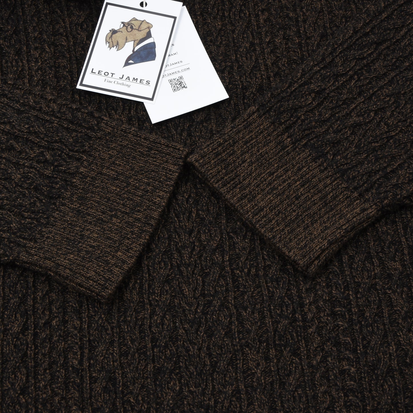 Gössl Wool-Cotton Cableknit Sweater Size 56 - Brown