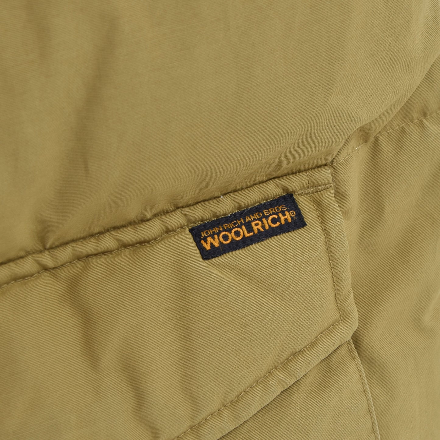 Woolrich Down Vest Size L Chest ca. 62cm - Tan