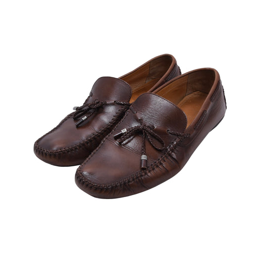 Ermenegildo Zegna Fahrschuhe, Größe EU 9 / US 10 – Braun