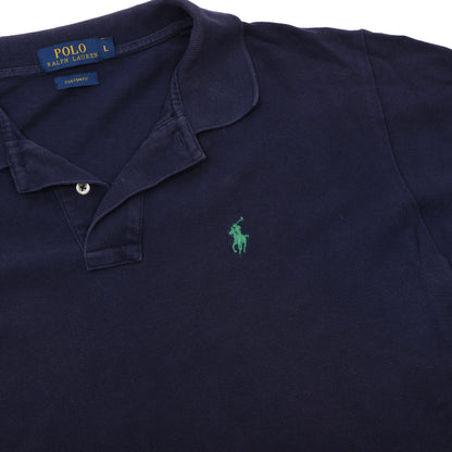 Polo Ralph Lauren 3x Polo Shirts Custom Fit Size L ca. 55-57.5cm - Blue/Navy/Beige